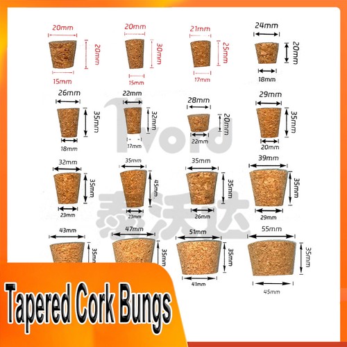 Bungs sughero conici tutte - bungs,
