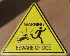 Targa warning beware of dog