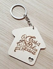 portachiavi inciso home sweet home portachiave casa nuova regalo per lui e lei 