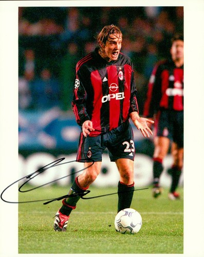 Foto firmata massimo - massimo, ambrosini