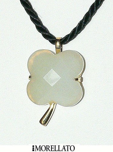 Collana con quadrifoglio - collana, in