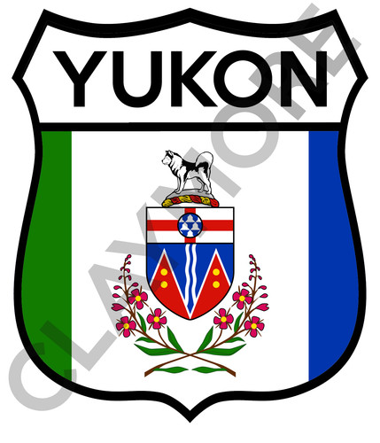 Yukon canada america adesivo - yukon,