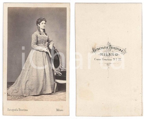 1870 milano giovane donna - ca,