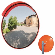 Specchio per Traffico Convesso in Plastica PC Arancione parabolico Icaro dm 60cm