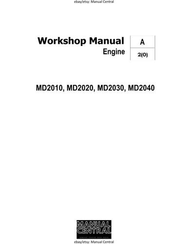 Motore volvo penta md2010 - motore,