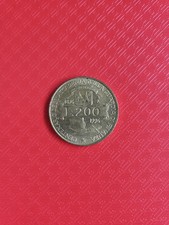 Moneta 200 Lire Centenario Accademia Guardia Di Finanza 1996