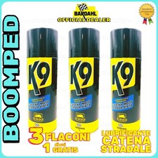 Bardahl Bardhal K9 LUBRIFICANTE CATENA MOTO RACING PISTA STRADALE 3x400ml 03BD25