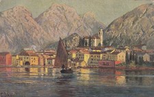 CARTOLINA *14 TORBOLE TRENTO TRENTINO ALTO ADIGE LAGO DI GARDA VIAGGIATA 1914