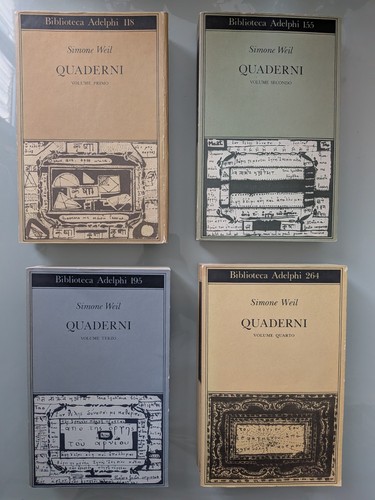 Simone weil quaderni 4 - weil:, (4