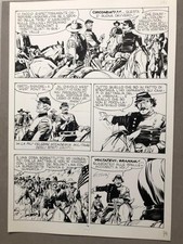 TICCI - TEX-   Tavola  Originale  a pag 74 del N 359   , "Le collline del vento"