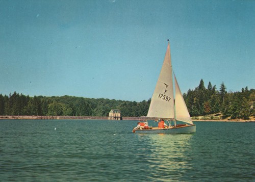 Cartolina epoca lac des - cartolina,