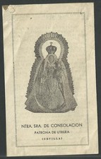 santino antico de la Madonna image pieuse holy card estampa