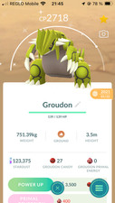 Shiny Groudon Mini PTC 123k