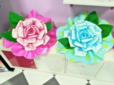 Torta di pannolini Fiore rosa