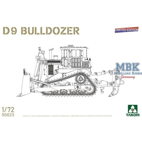 Bulldozer takom model tak5002s - bulldozer,
