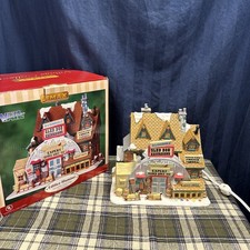 Lemax Klondike Slitta Cane Escursioni Vail Village Collezione In Scatola 2009 1085