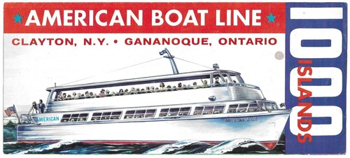 1000 islands american boat - islands,