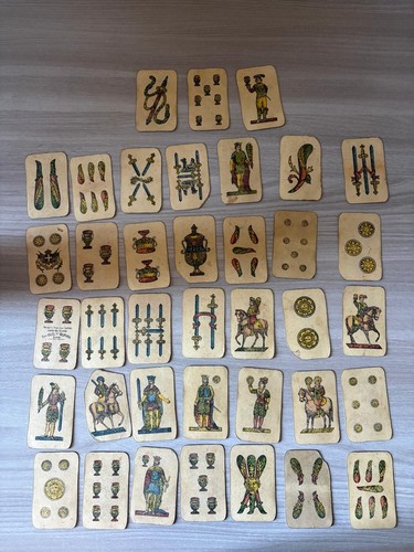 Mazzo antico carte - mazzo, 38/40