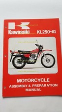 Kawasaki KL 250-A1 1977 manuale assemblaggio officina originale no riparazione