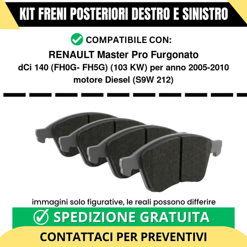 Pastiglie freno posteriori - freno,