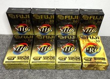 8x Fuji VHS C Video Cassetta