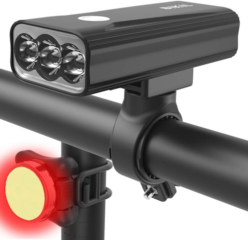 Luci bici led 6400mah - luci,