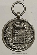 AL VALORE DI MARINA REPUBBLICA ITALIANA MEDAGLIA MIGNON ARGENTO DIAMETRO CM 1,6