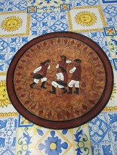 Piatto In Cuoio Sardegna