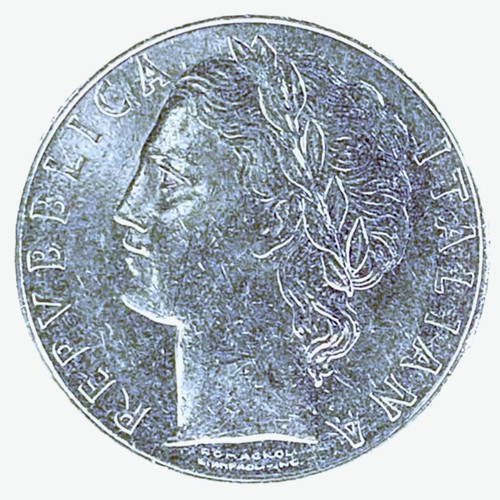 1976 italy 100 lira - r, world