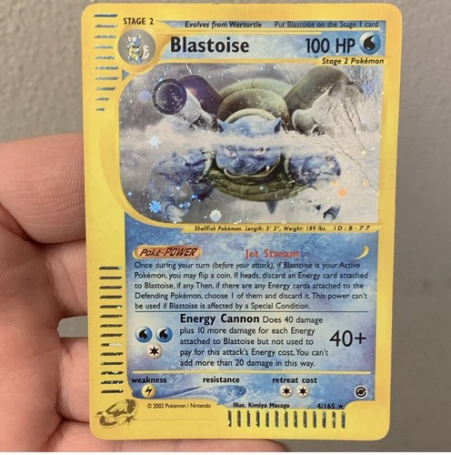 Pokemon tcg blastoise 165 - tcg,