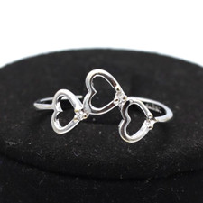 Anello Comete in oro bianco 18