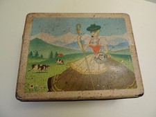 scatola vintage di latta ELAH