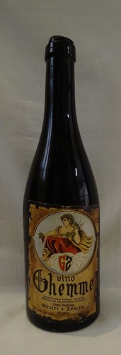 Bottiglia vino ghemme casa - ghemme,