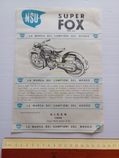 NSU Super Fox 125 anni 50