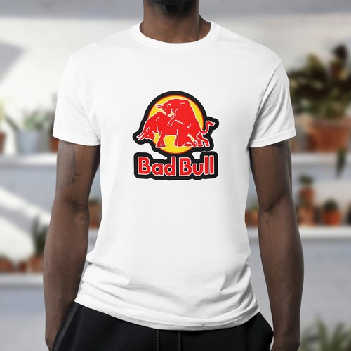 Maglietta bad bull divertente - bull,
