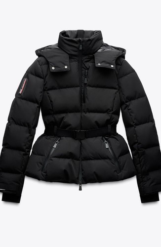 Piumino zara nero nuovo - zara,