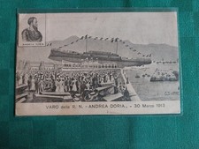 Cartolina Varo Regia Nave Doria Viaggiata,  Disegno G. Suetta Illustratore Regno
