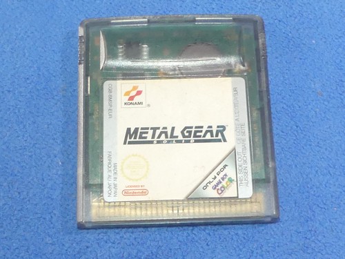 Jeu metal gear - metal, sur