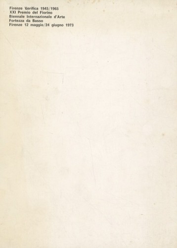 Firenze verifica 1945 - firenze, 1945/1965