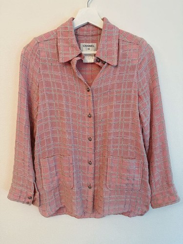 Camicia chanel autentica tweed - chanel,