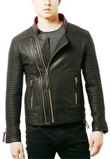 Giacca Pelle Uomo Giacca