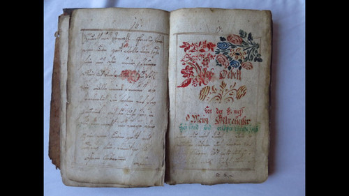 Antico manoscritto xix - antico,