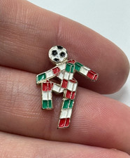 Spilla bavero argento sterling