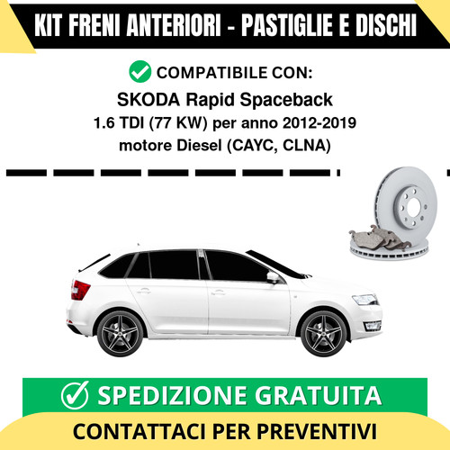 Kit freni anteriori - kit, (pastiglie