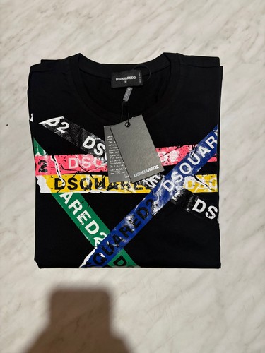 Dsquared2 shirt nera uomo - dsquared2,