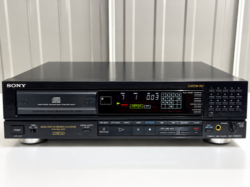 Sony cdp 228esd - sony, cdp-228esd