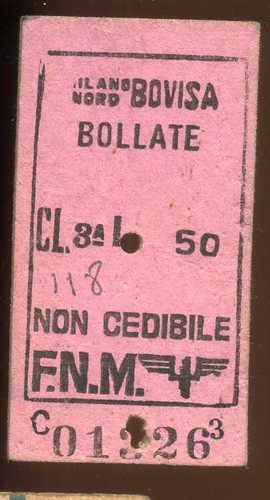 Biglietto treno ferrovia - treno,