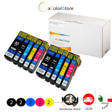 KIT 10 CARTUCCE PER EPSON Expression Premium XP 615 XP 620 XP 625 XP 700 XP 710