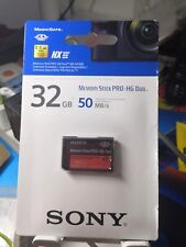 Nuovissima scheda 32 GB Sony Memory Stick Pro-HG DUO 50 MB/s made in Japan MS-HX32B