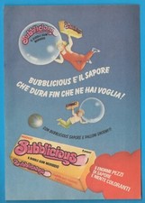 BUBBLICIOUS: Chewing Gum 1980 pubblicità advertising werbung clipping MA1387